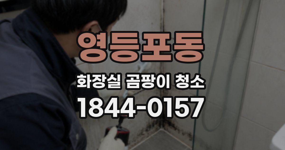 영등포동 화장실 곰팡이 청소
