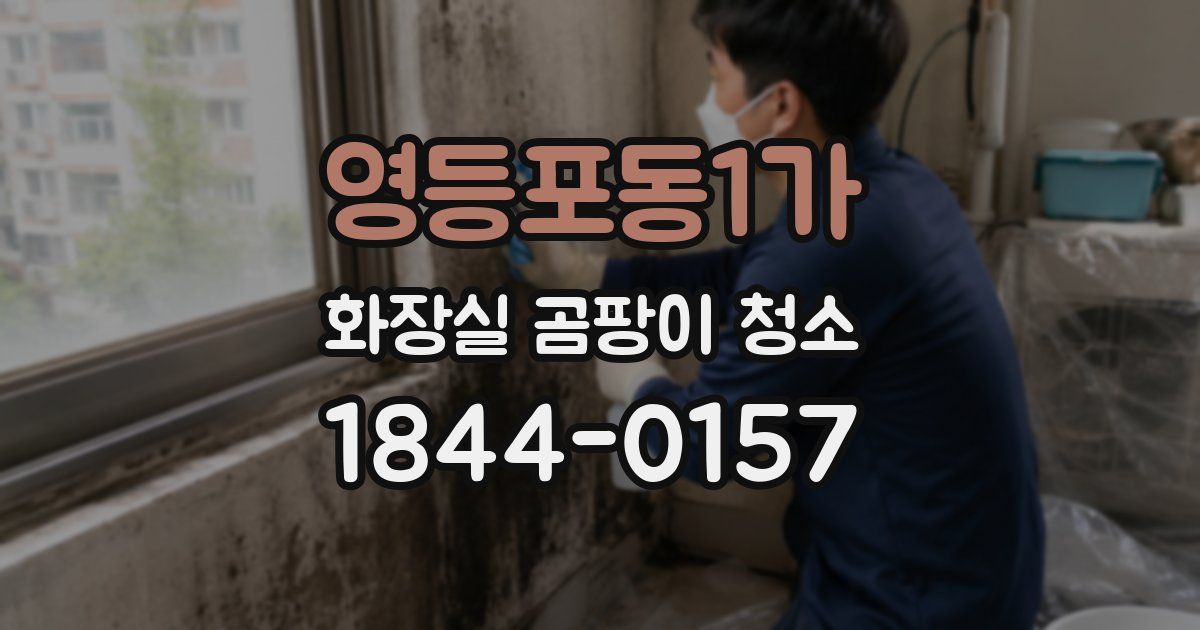 영등포동1가 화장실 곰팡이 청소