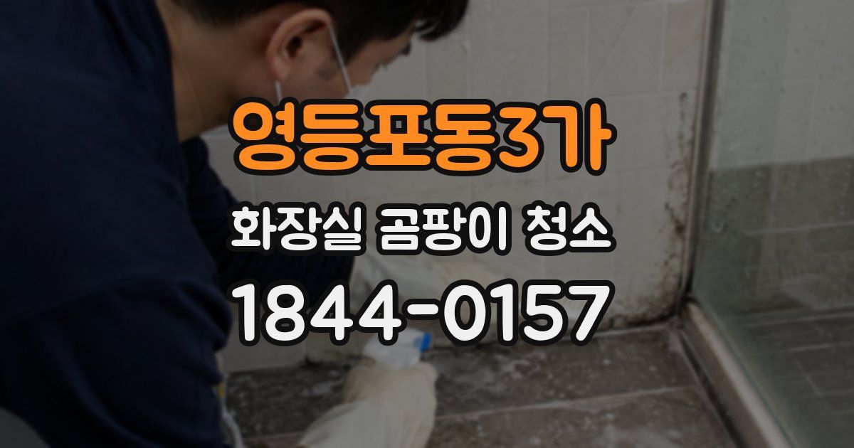 영등포동3가 화장실 곰팡이 청소