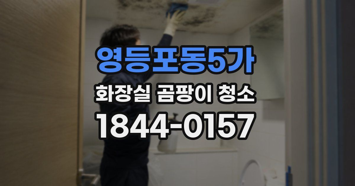 영등포동5가 화장실 곰팡이 청소