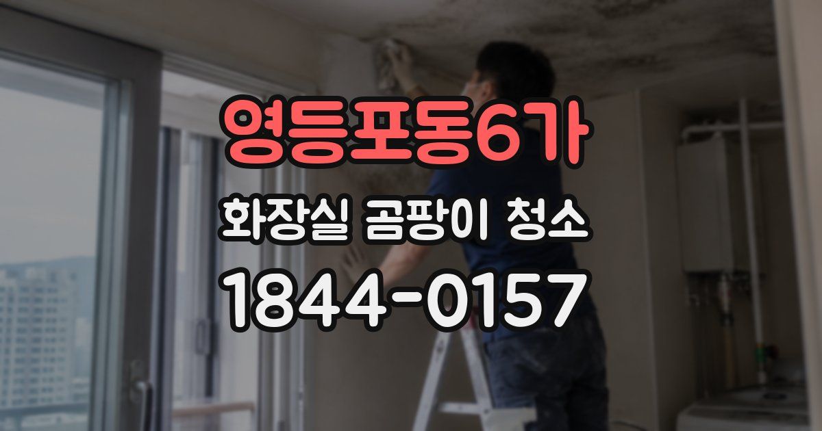 영등포동6가 화장실 곰팡이 청소