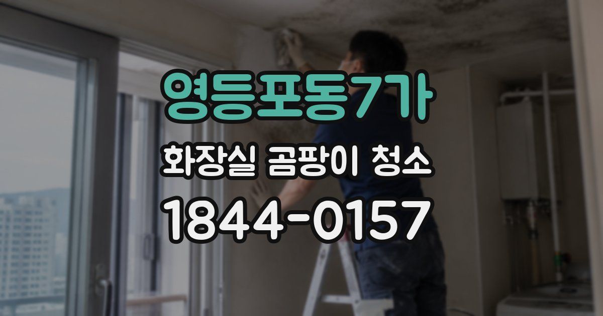 영등포동7가 화장실 곰팡이 청소