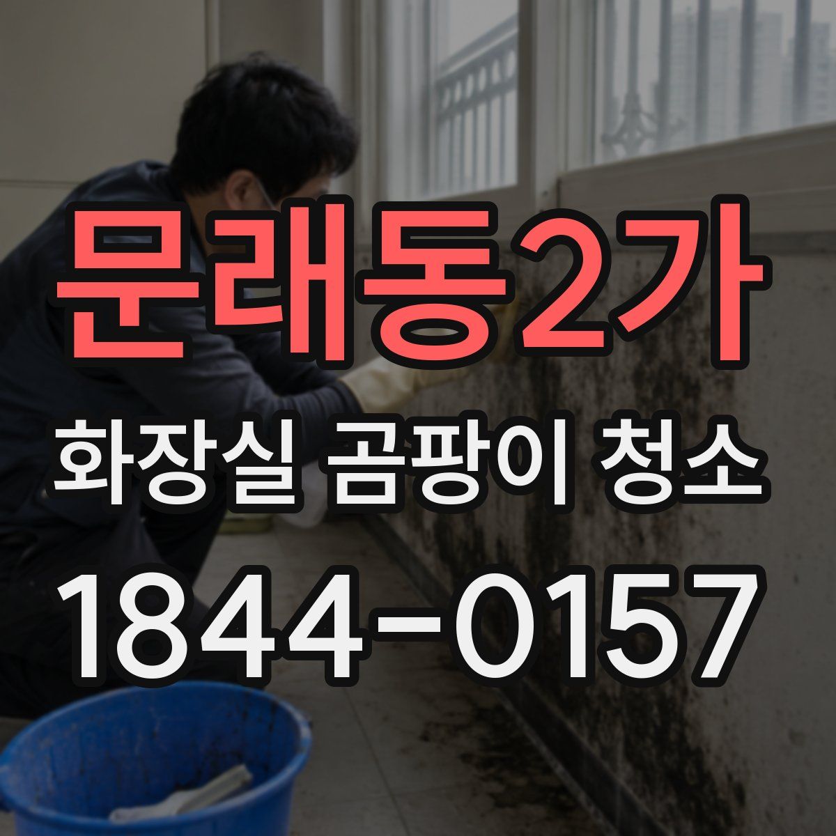 문래동2가 화장실 곰팡이 청소