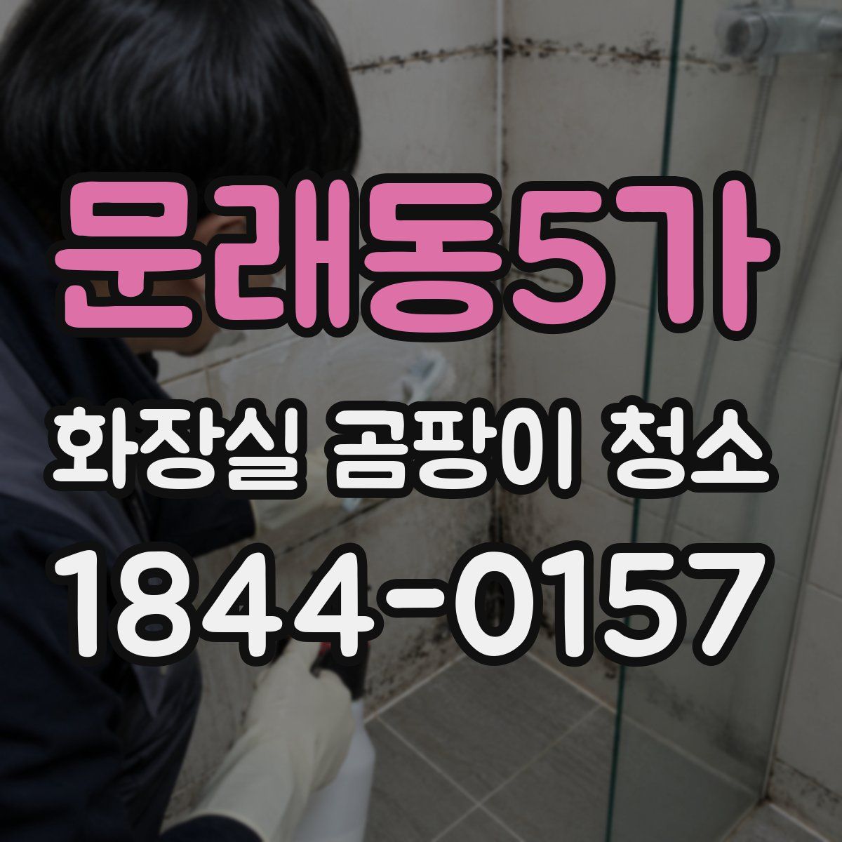 문래동5가 화장실 곰팡이 청소