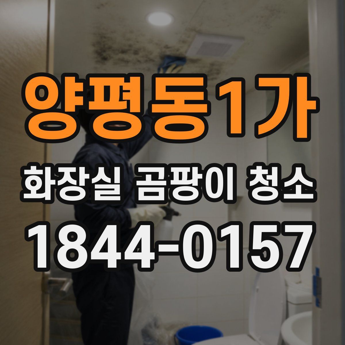 양평동1가 화장실 곰팡이 청소