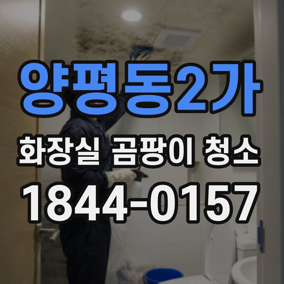 양평동2가 화장실 곰팡이 청소