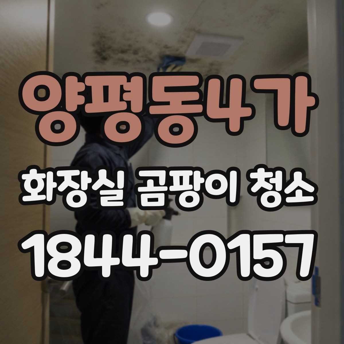 양평동4가 화장실 곰팡이 청소 변기 옆 묵은 때를 곰팡이와 나눠 정리하기