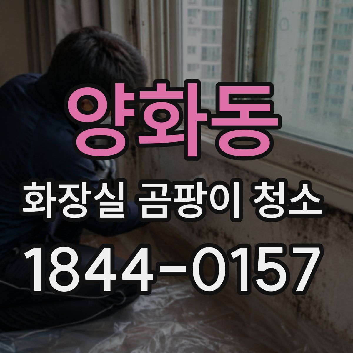 양화동 화장실 곰팡이 청소