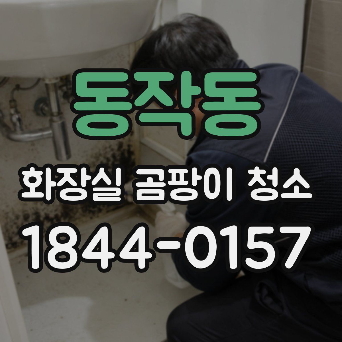 동작동 화장실 곰팡이 청소