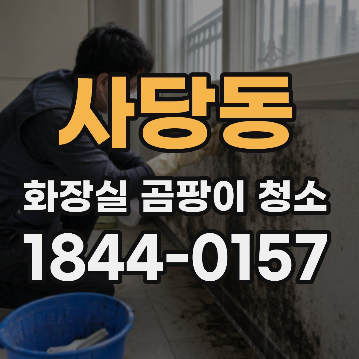 사당동 화장실 곰팡이 청소