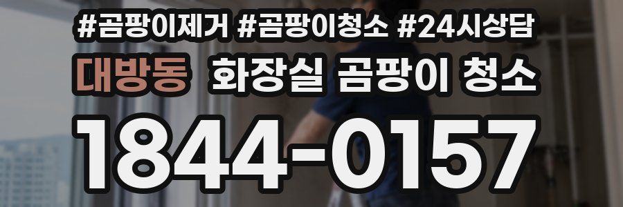 대방동 화장실 곰팡이 청소