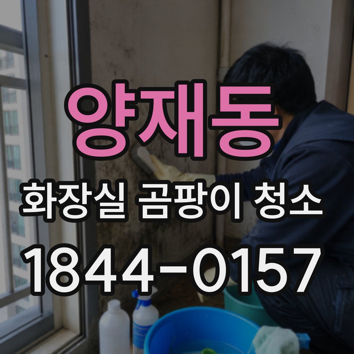 양재동 화장실 곰팡이 청소
