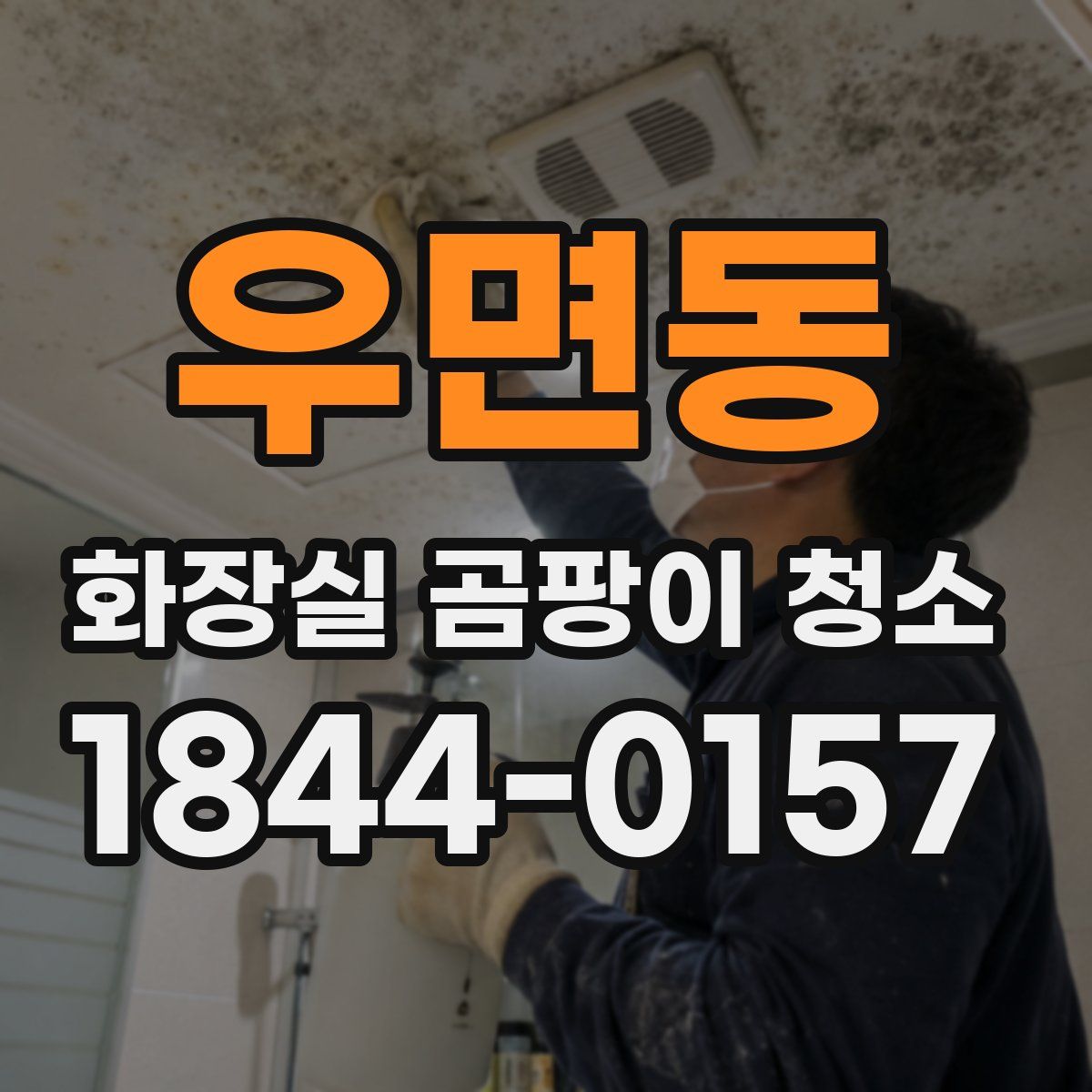 우면동 화장실 곰팡이 청소