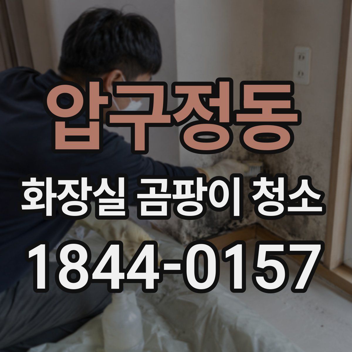 압구정동 화장실 곰팡이 청소