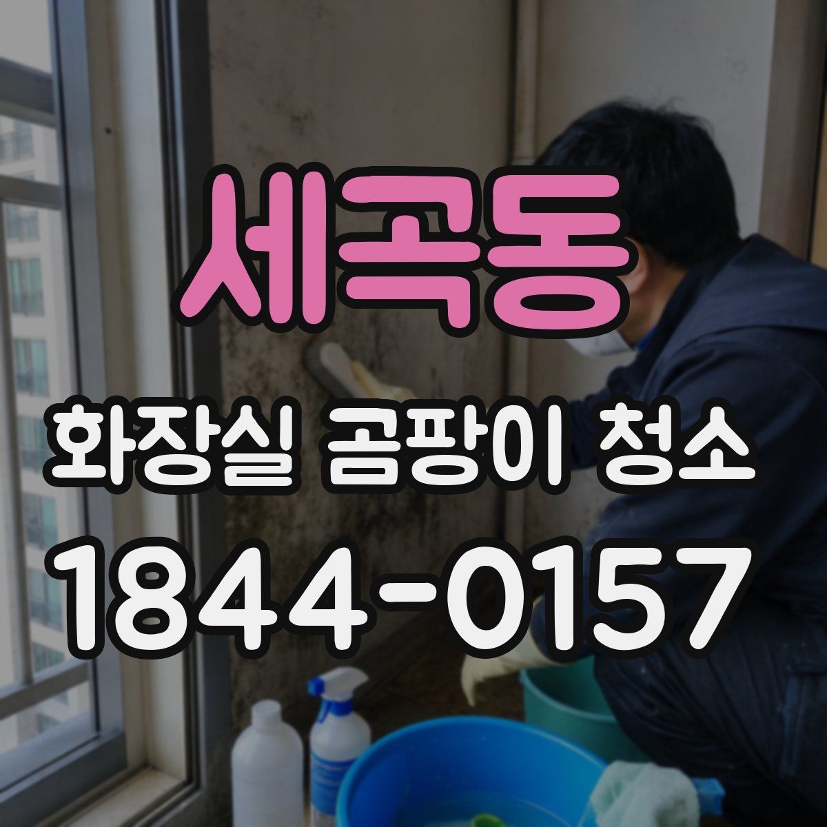 세곡동 화장실 곰팡이 청소