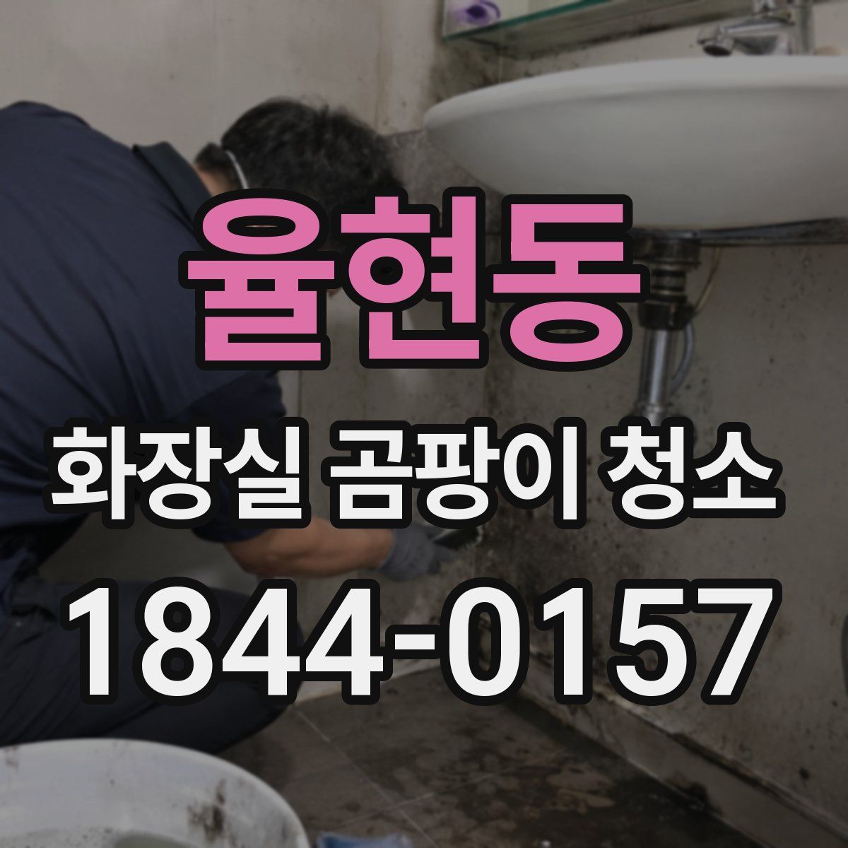 율현동 화장실 곰팡이 청소