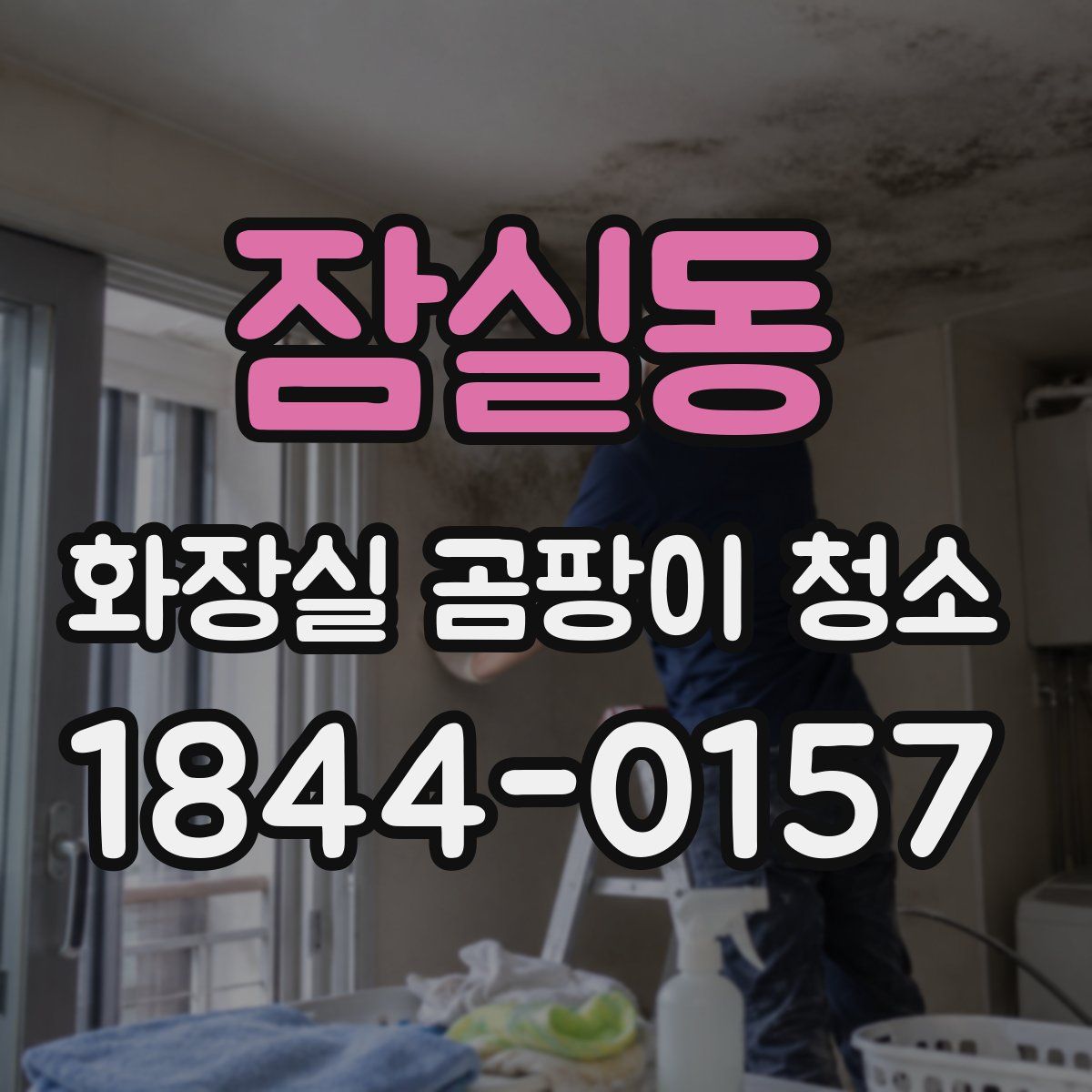잠실동 화장실 곰팡이 청소