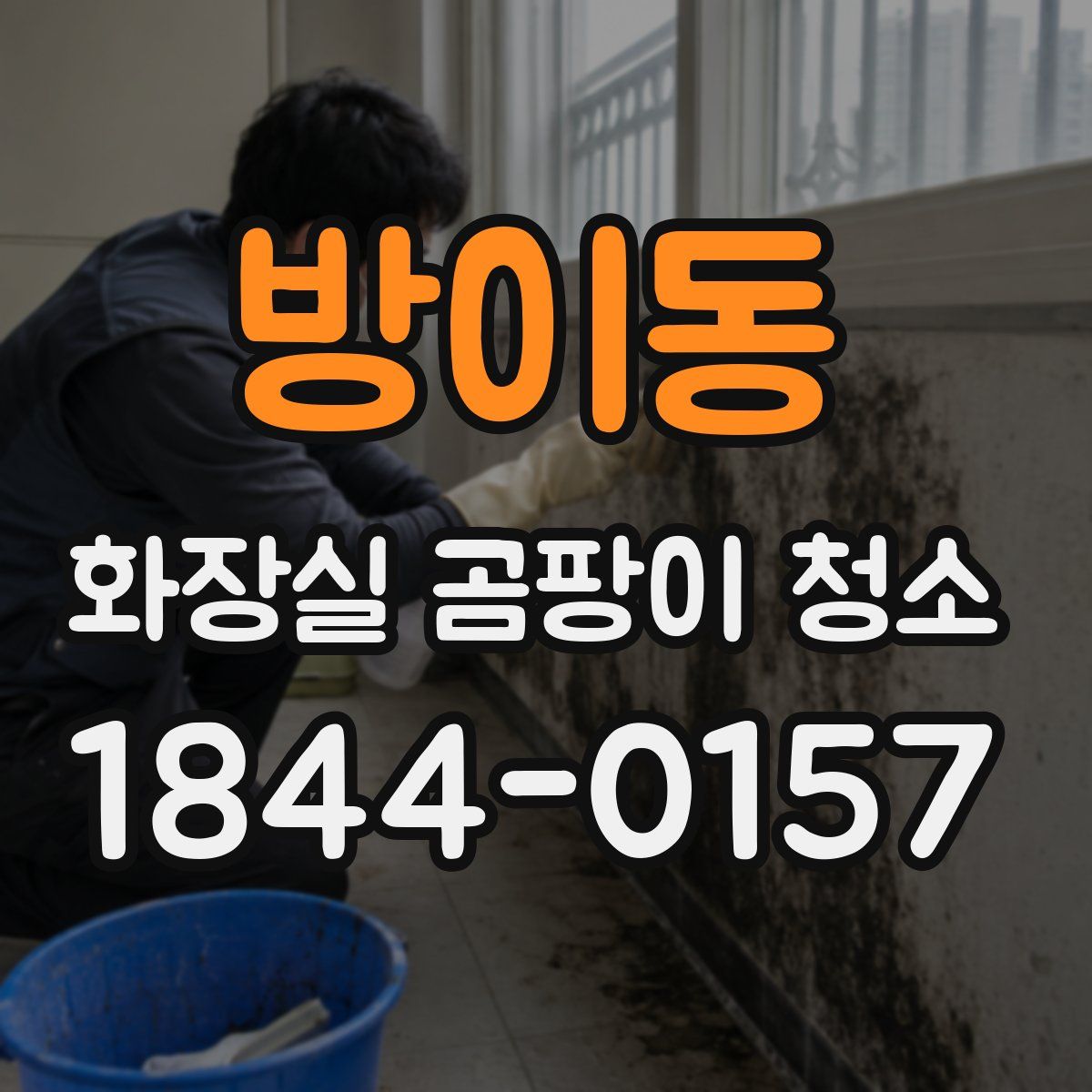 방이동 화장실 곰팡이 청소
