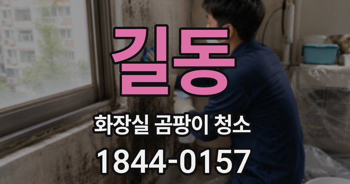 길동 화장실 곰팡이 청소