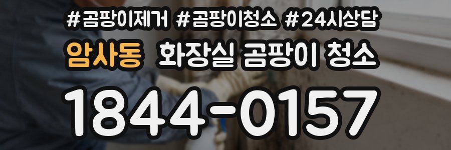 암사동 화장실 곰팡이 청소