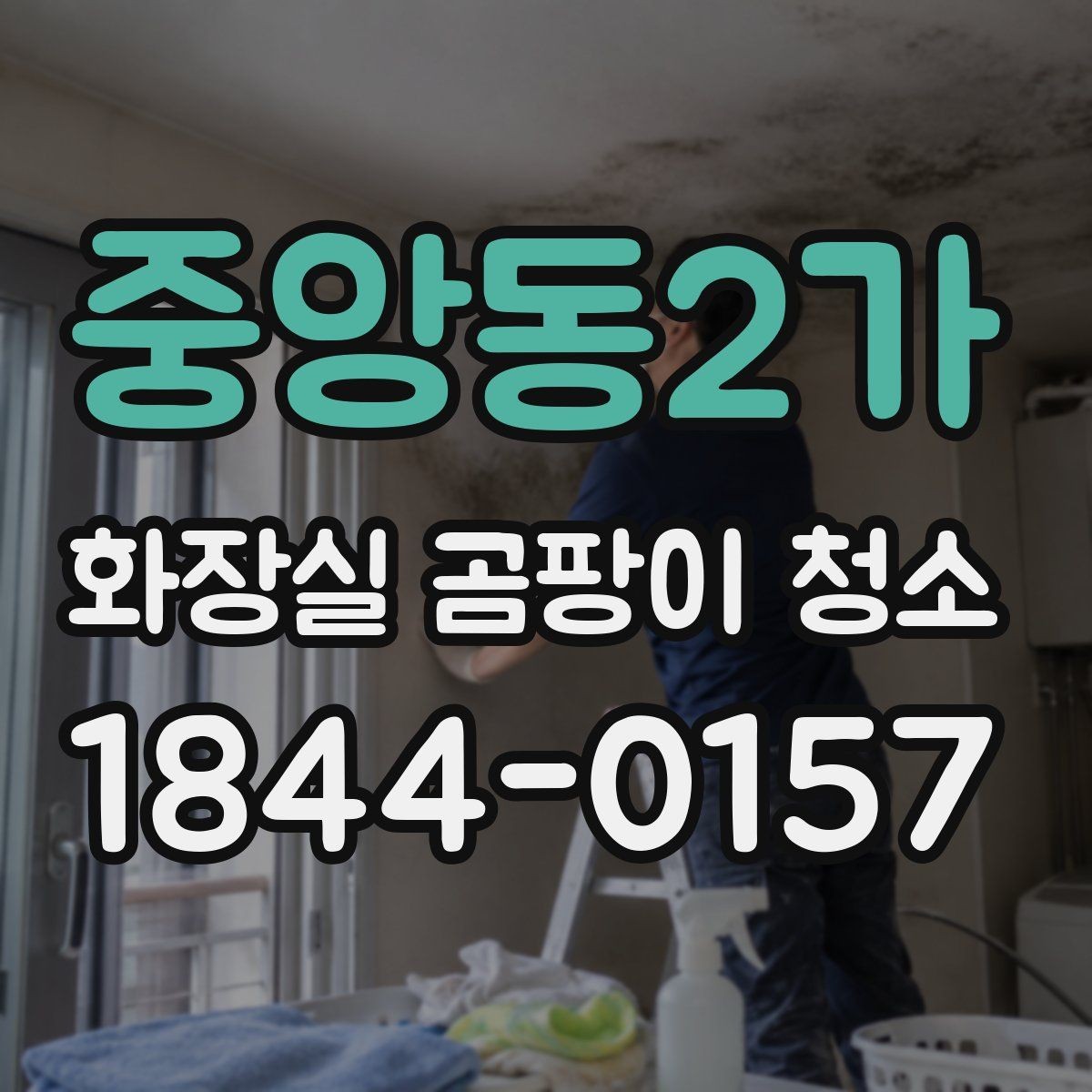 중앙동2가 화장실 곰팡이 청소 광택 타일을 손상 없이 닦는 기본 체크