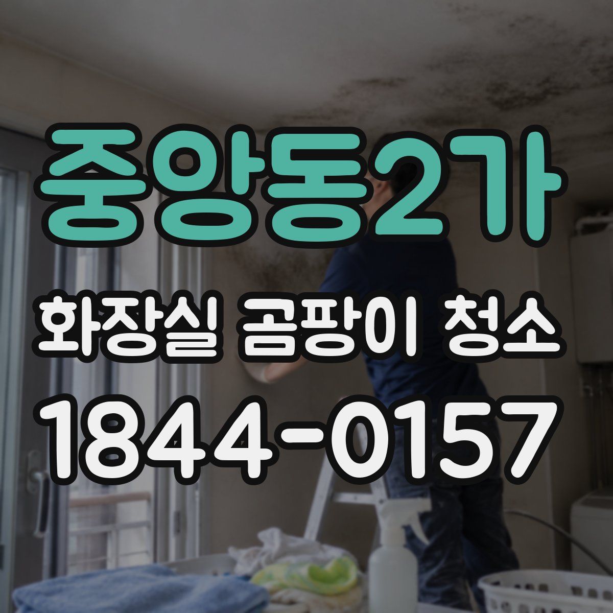 중앙동2가 화장실 곰팡이 청소