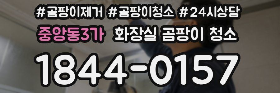 중앙동3가 화장실 곰팡이 청소