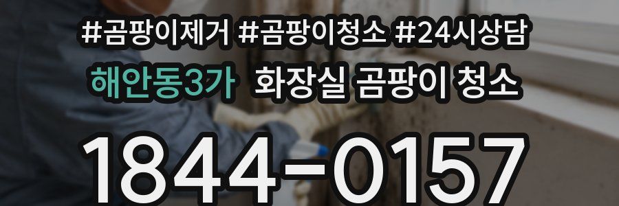 해안동3가 화장실 곰팡이 청소