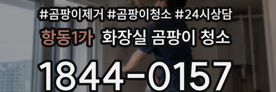 항동1가 화장실 곰팡이 청소