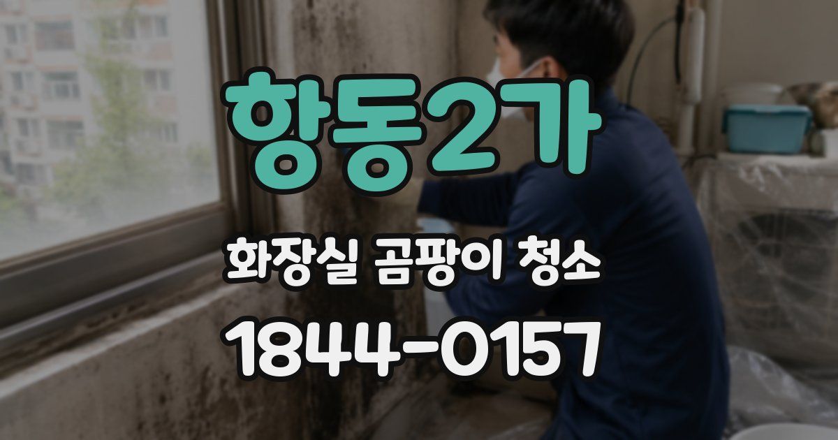 항동2가 화장실 곰팡이 청소
