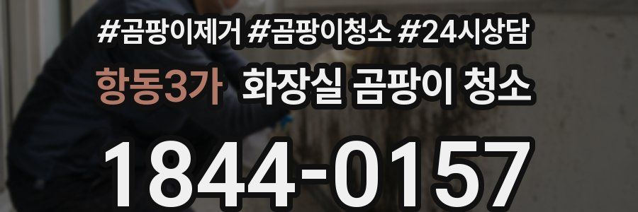 항동3가 화장실 곰팡이 청소