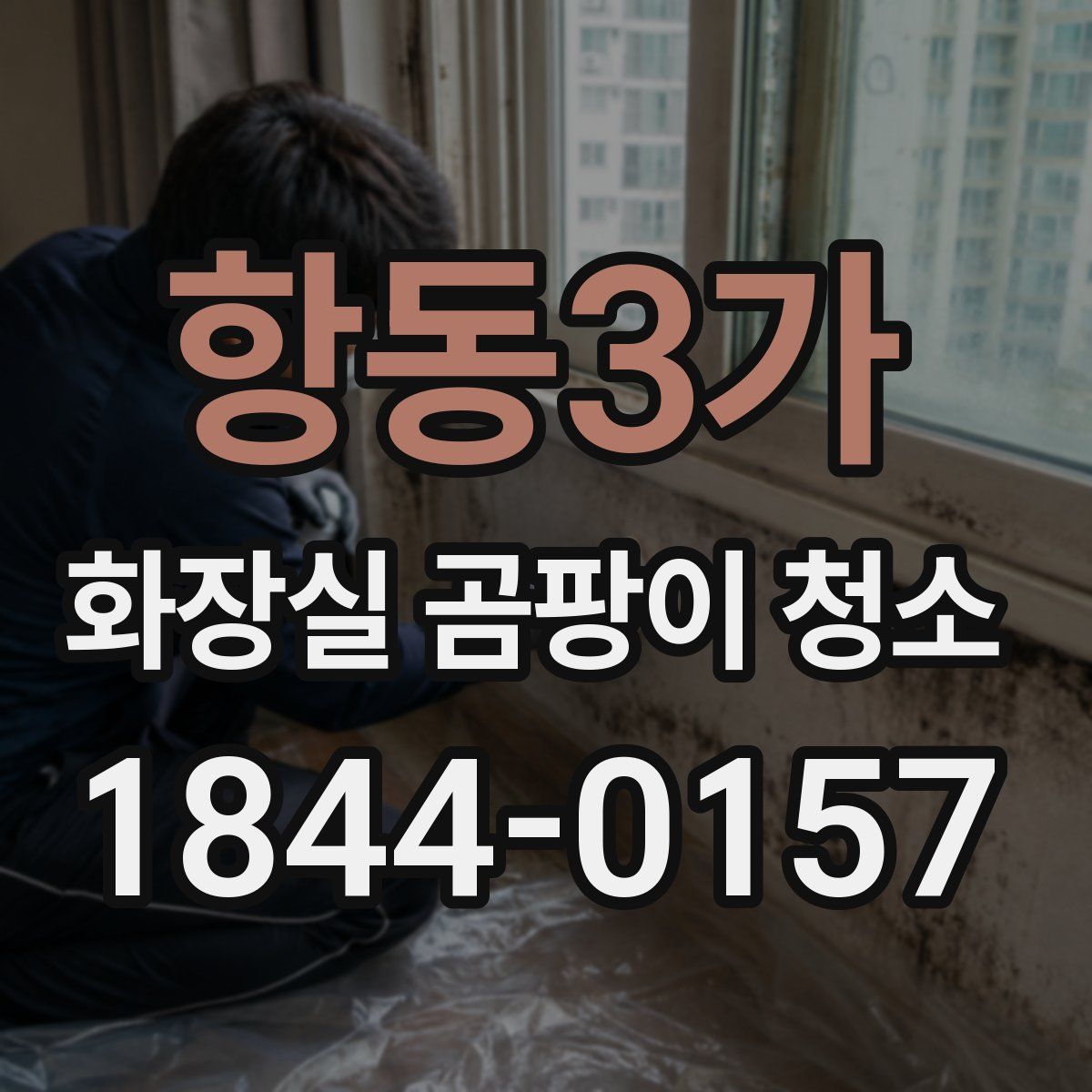 항동3가 화장실 곰팡이 청소