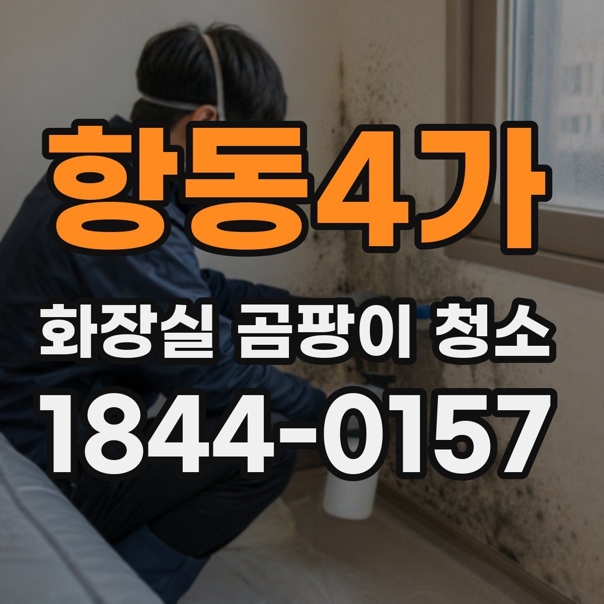 항동4가 화장실 곰팡이 청소