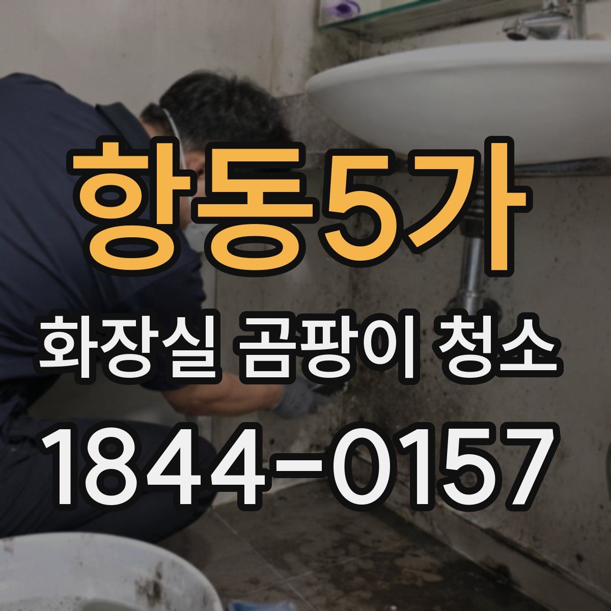 항동5가 화장실 곰팡이 청소