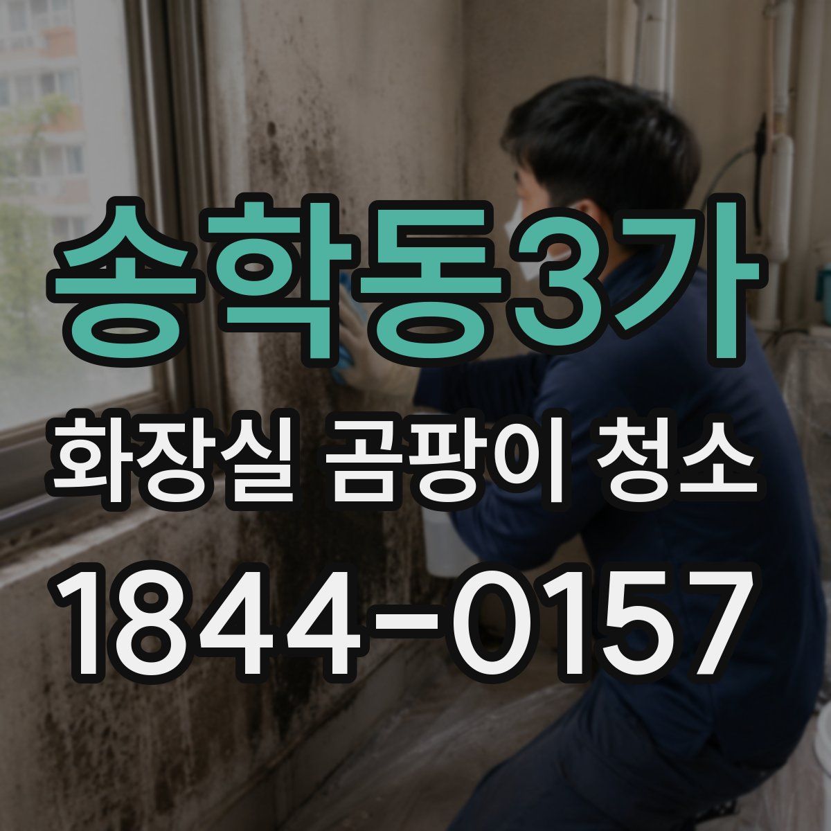 송학동3가 화장실 곰팡이 청소