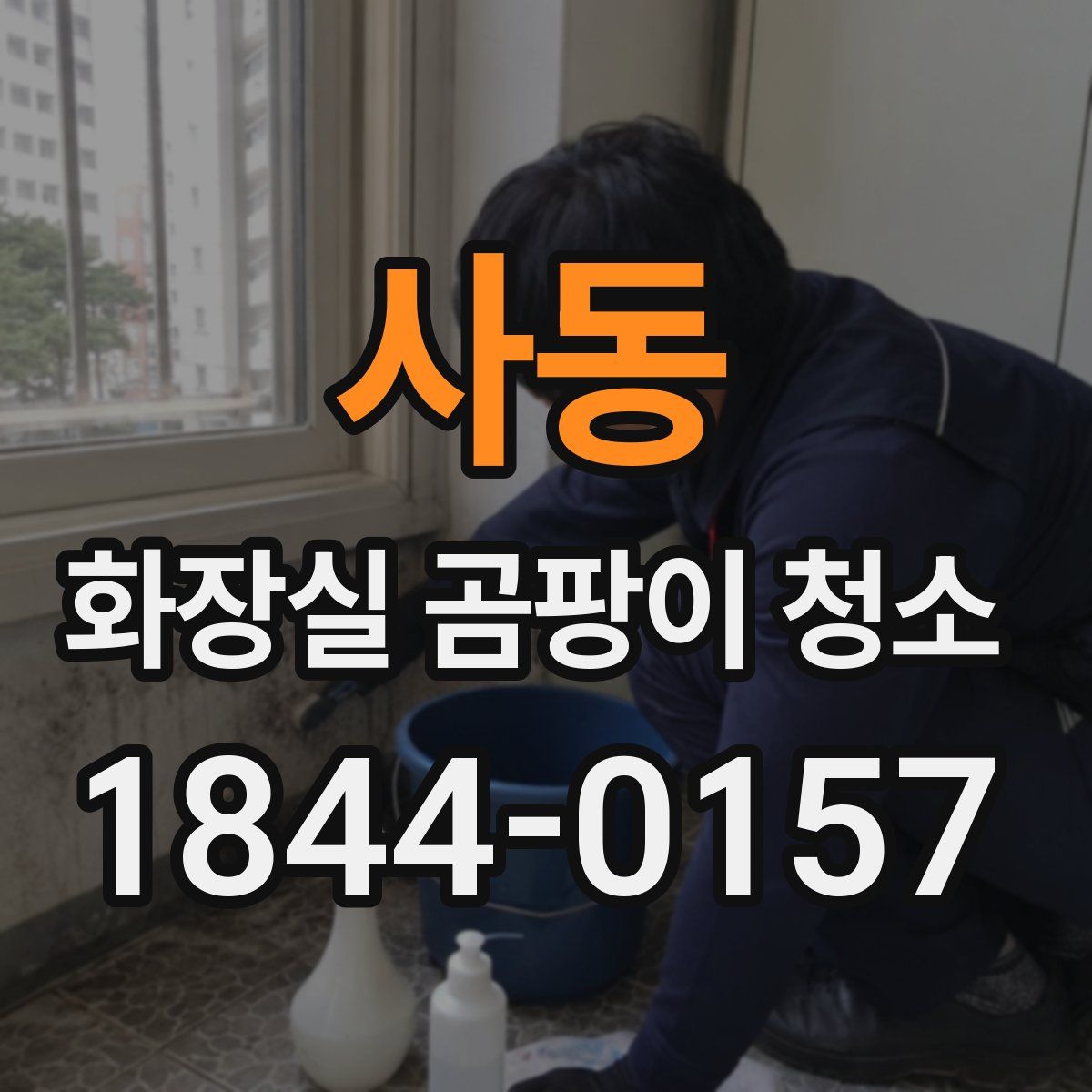 사동 화장실 곰팡이 청소
