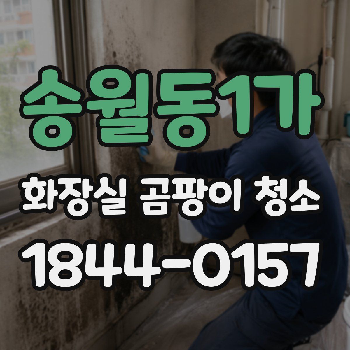 송월동1가 화장실 곰팡이 청소