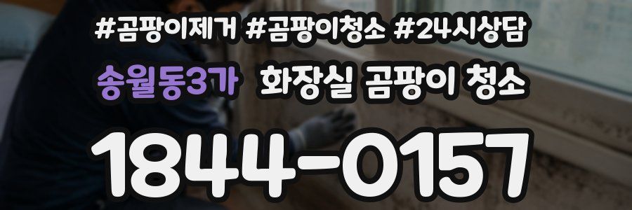 송월동3가 화장실 곰팡이 청소