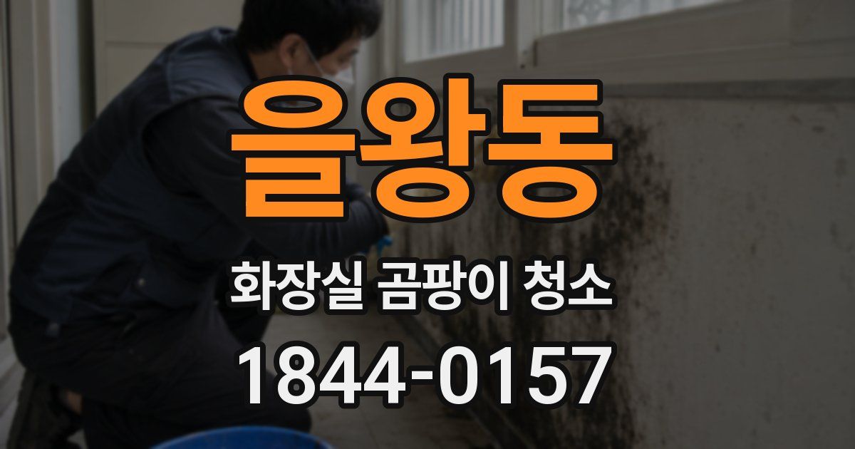 을왕동 화장실 곰팡이 청소