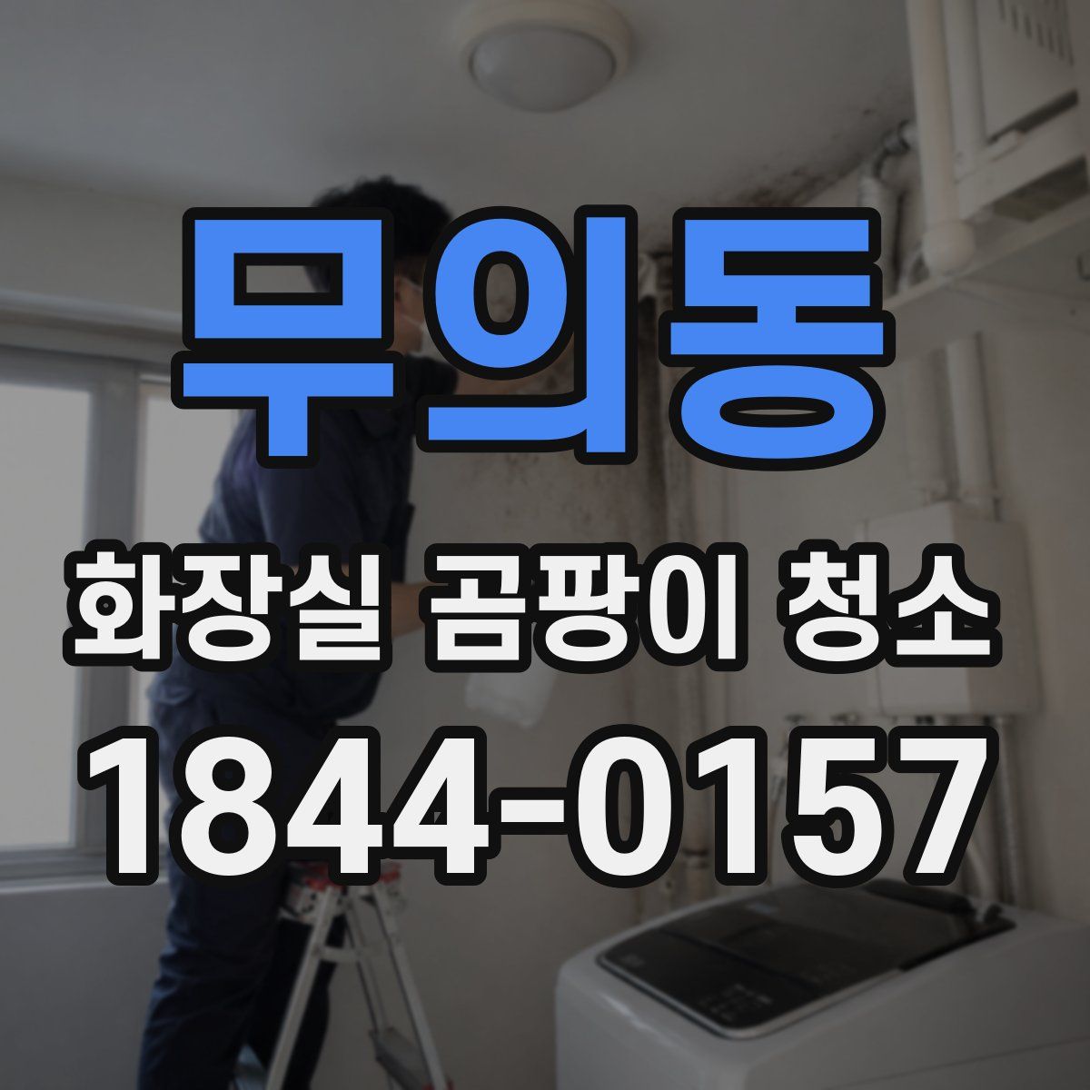 무의동 화장실 곰팡이 청소