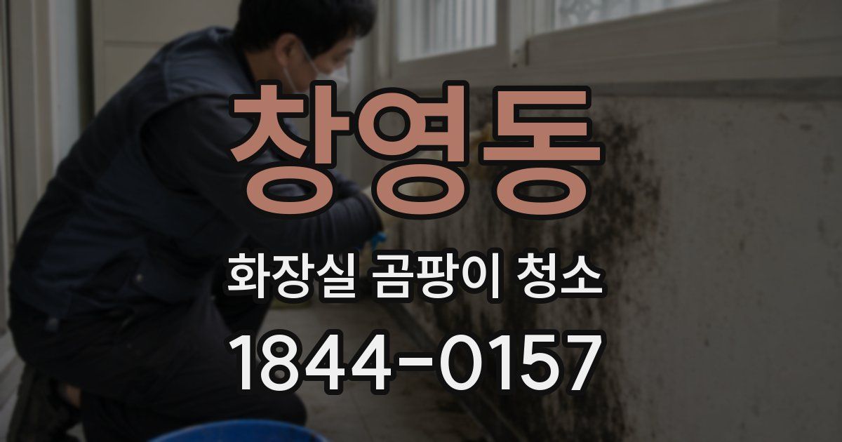 창영동 화장실 곰팡이 청소