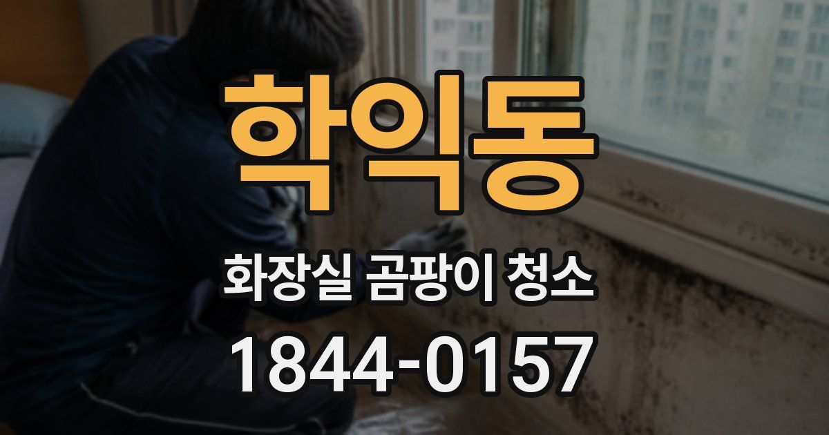학익동 화장실 곰팡이 청소