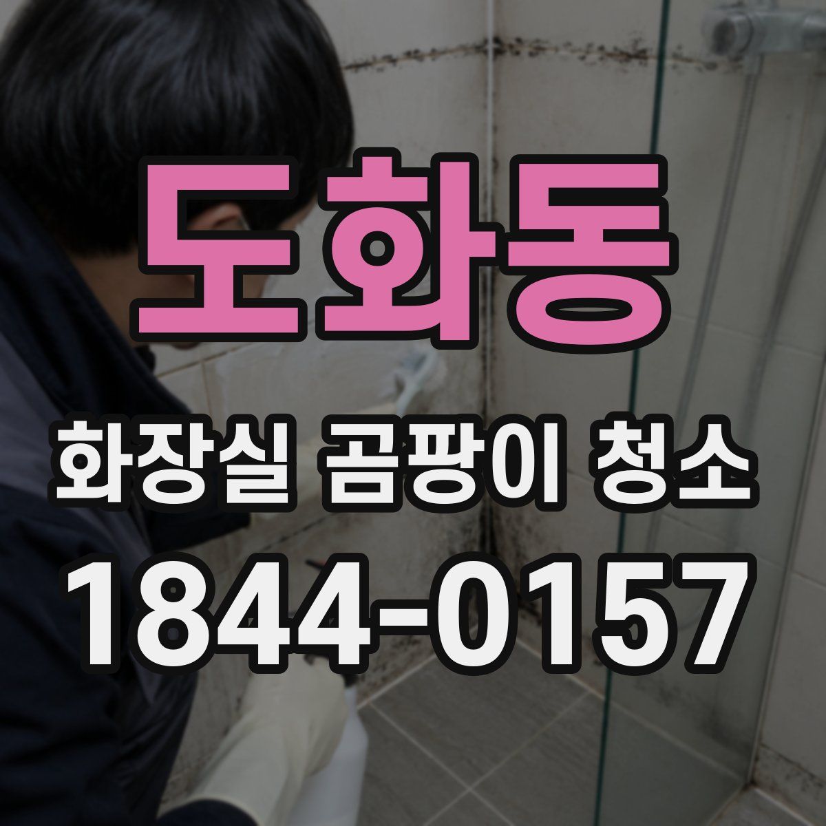 도화동 화장실 곰팡이 청소