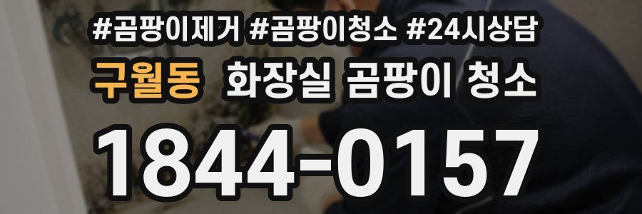 구월동 화장실 곰팡이 청소