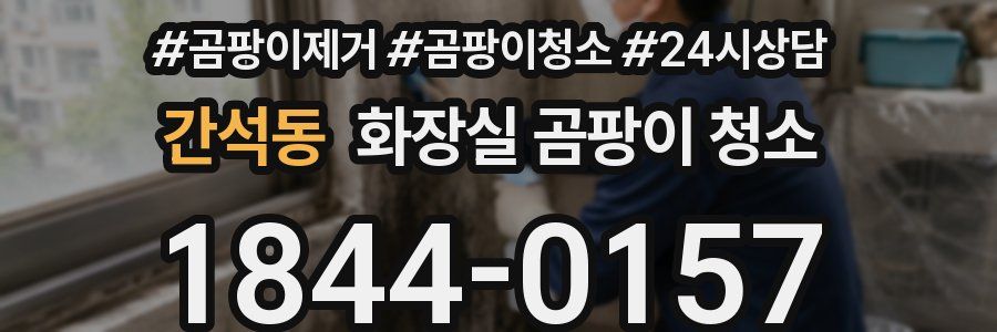 간석동 화장실 곰팡이 청소