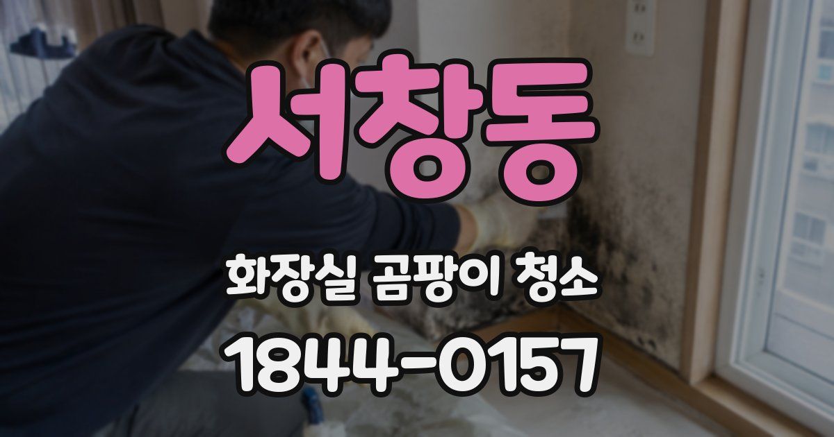 서창동 화장실 곰팡이 청소