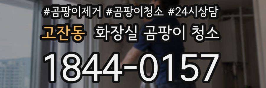 고잔동 화장실 곰팡이 청소
