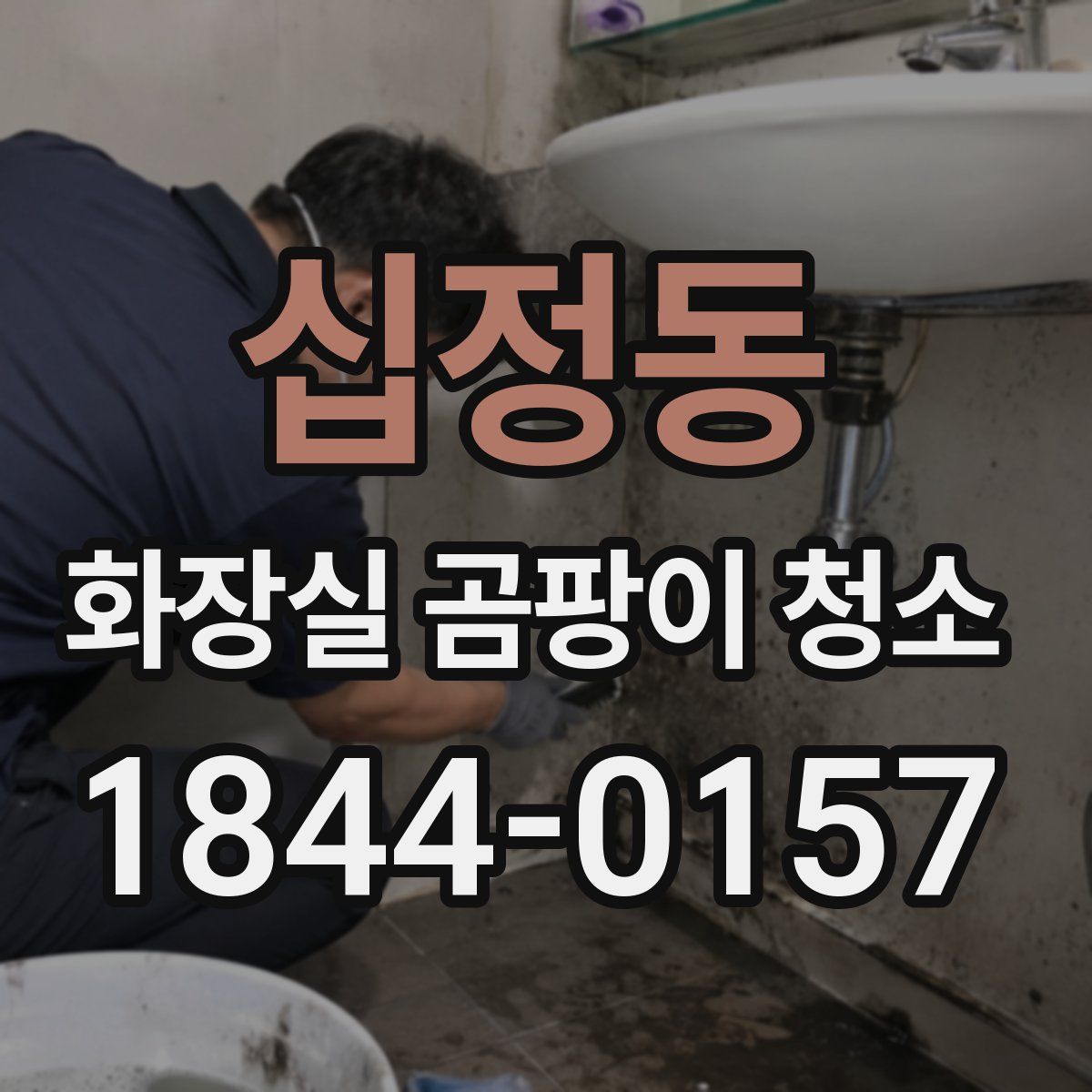 십정동 화장실 곰팡이 청소