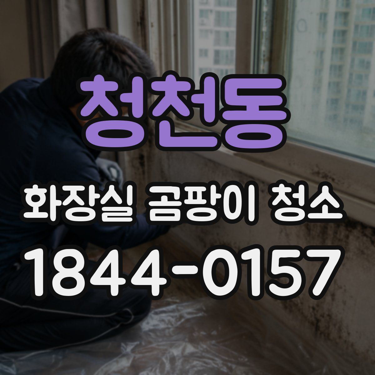 청천동 화장실 곰팡이 청소