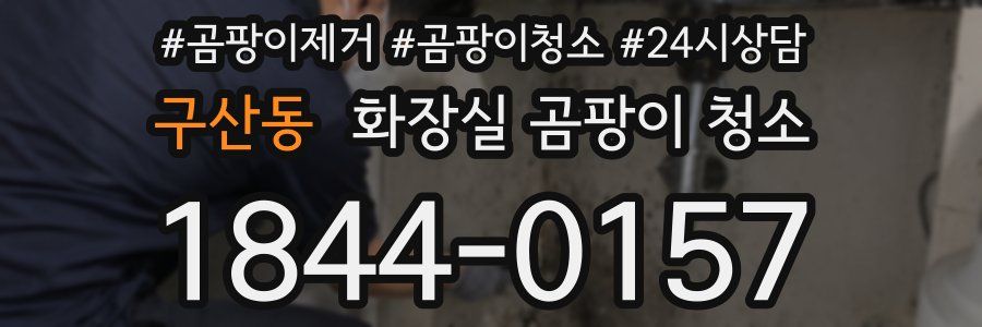구산동 화장실 곰팡이 청소